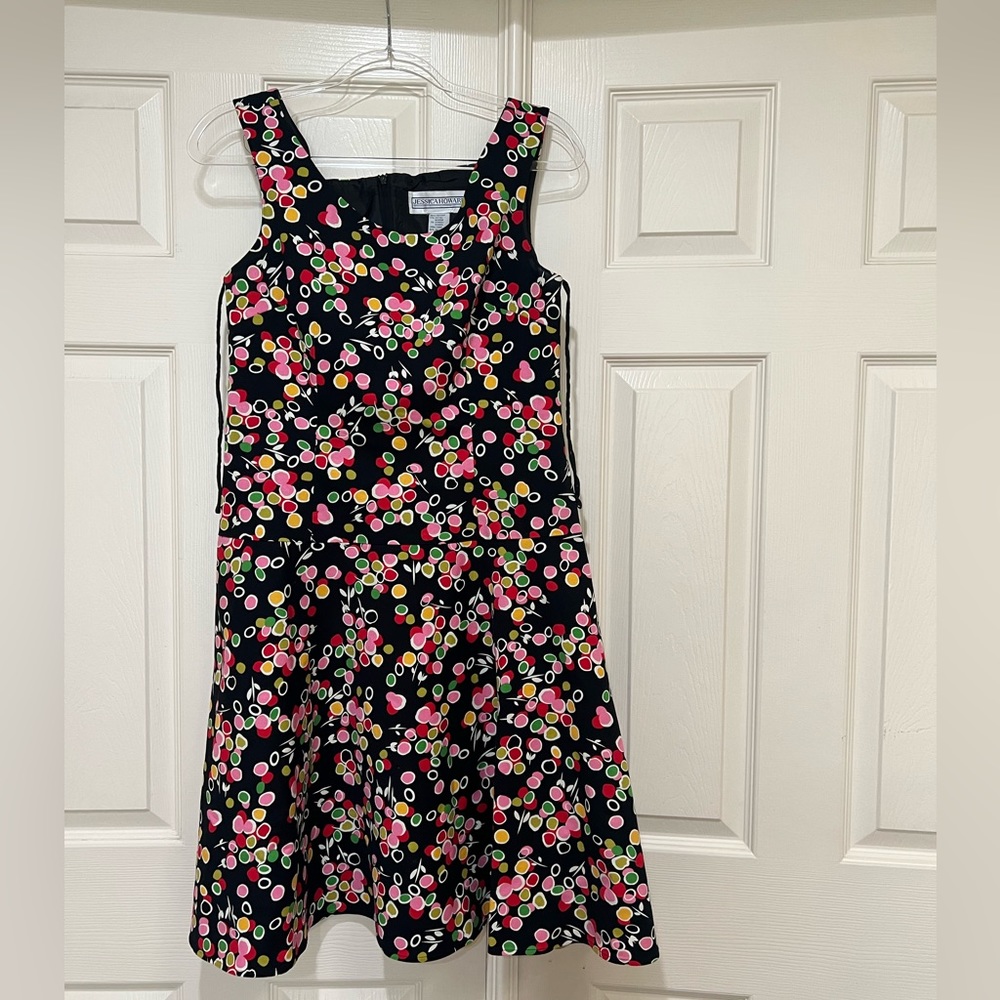 - Jessica Howard‎ multi colored dot fit flare dress. 10